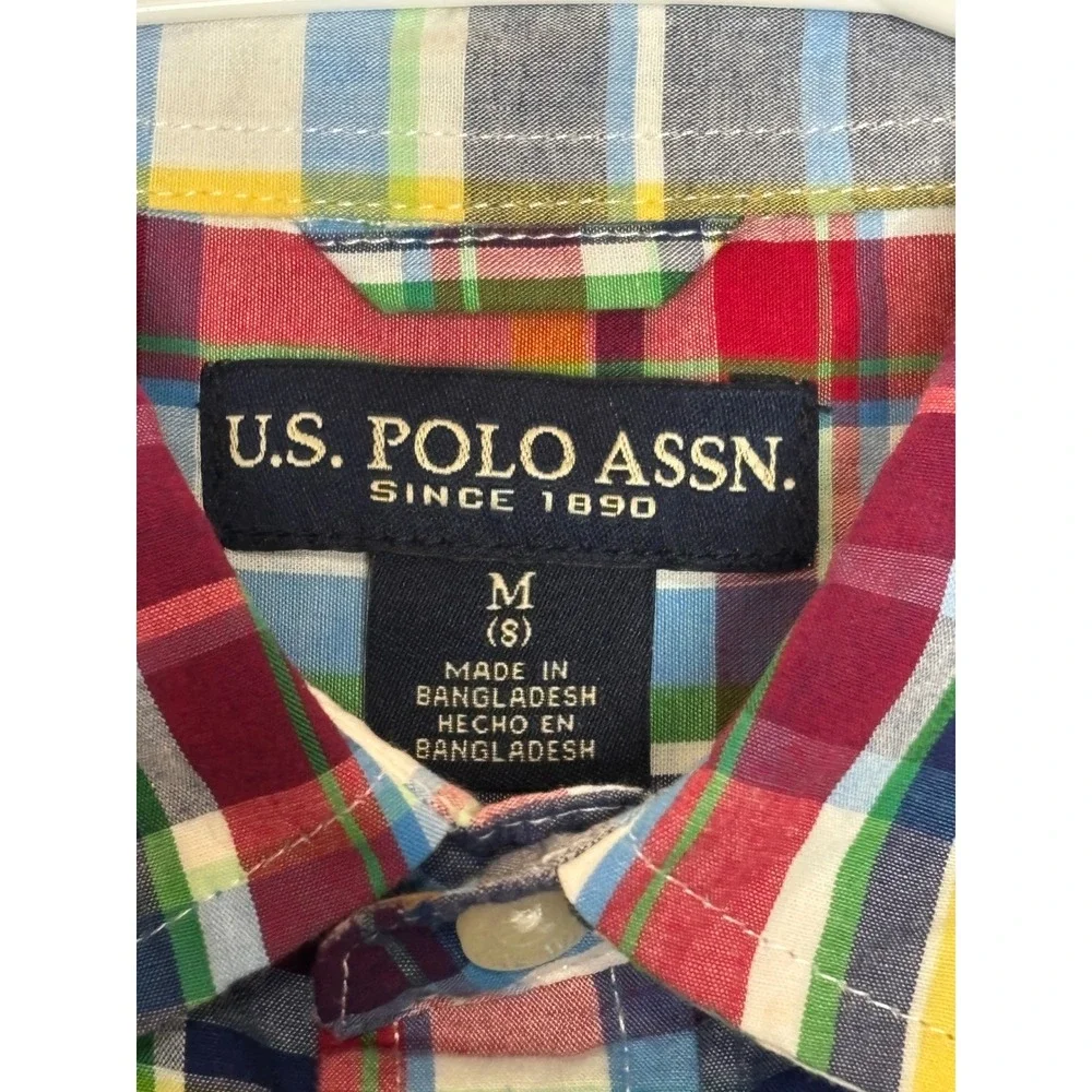U.S. Polo Assn. vibrant plaid